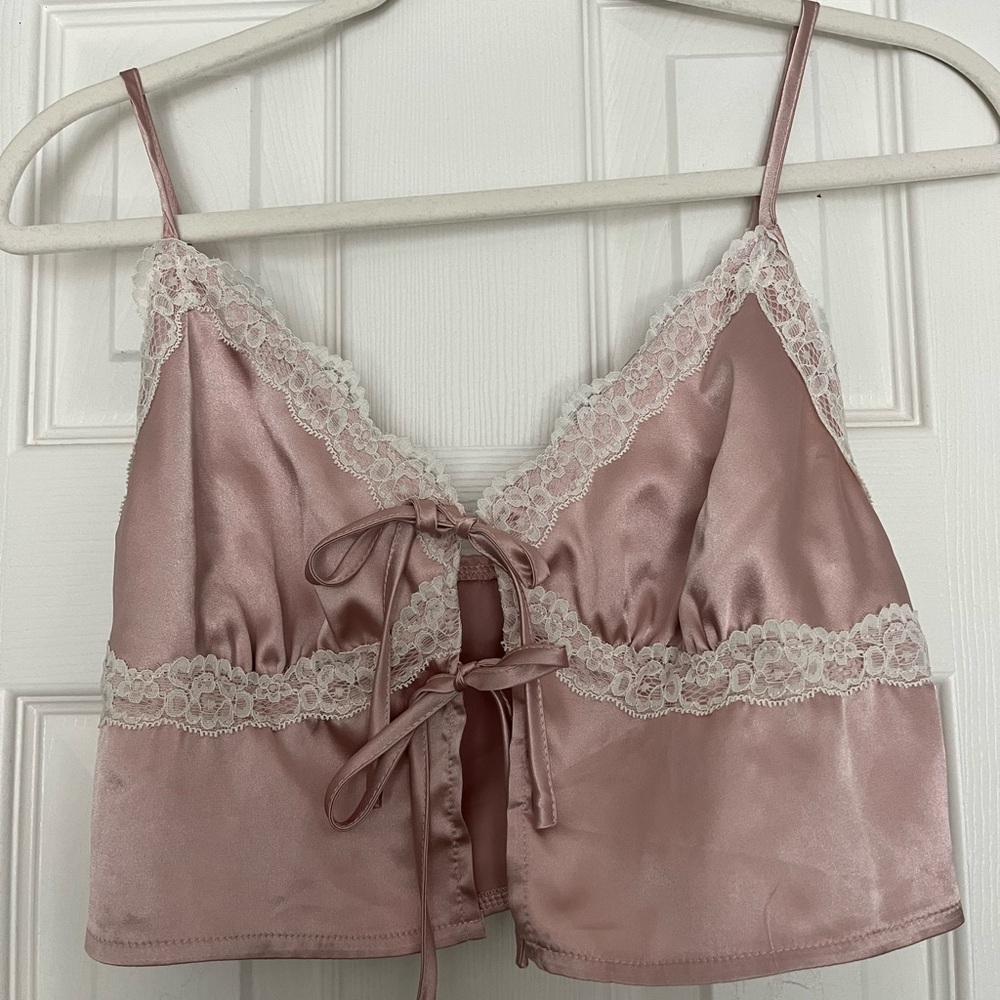Lacy silk top